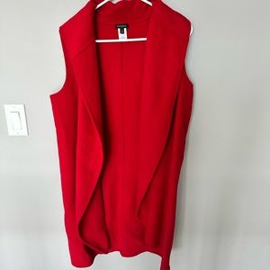 Talbots Long Sleeveless Cardigan